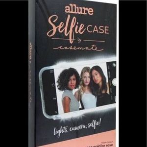 Allure Selfie Case/Apple iPhone 🌹 Gold LED Light
